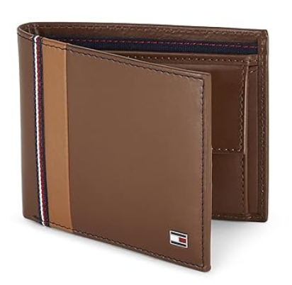 Tommy Hilfiger Tan Leather Men's Wallet