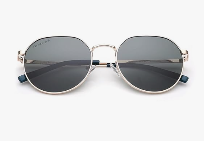 Round Shaped Metal Frame Polarized Sunglasses
