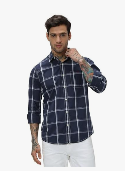 MUFTI Men's Slim Shirt