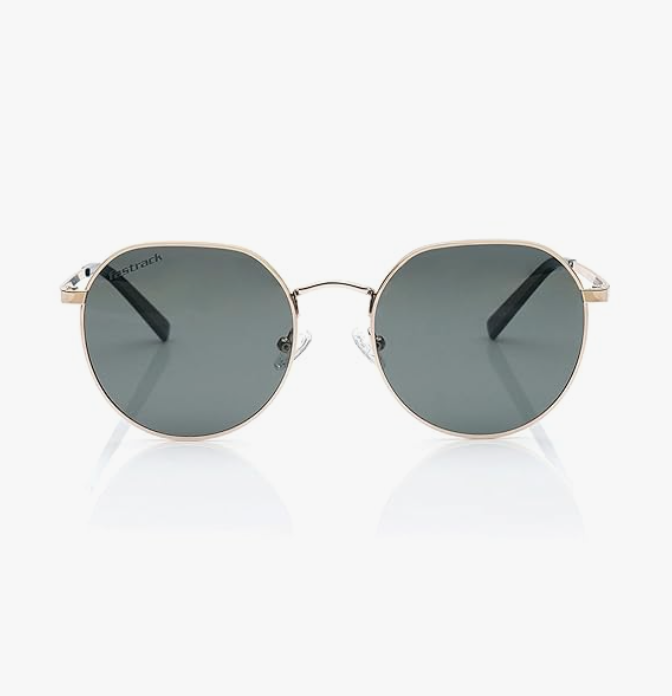Round Shaped Metal Frame Polarized Sunglasses