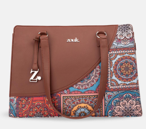 Women Mandala Printed Structured Tote Bag