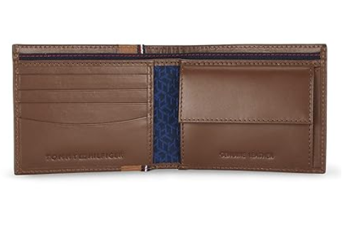 Tommy Hilfiger Tan Leather Men's Wallet